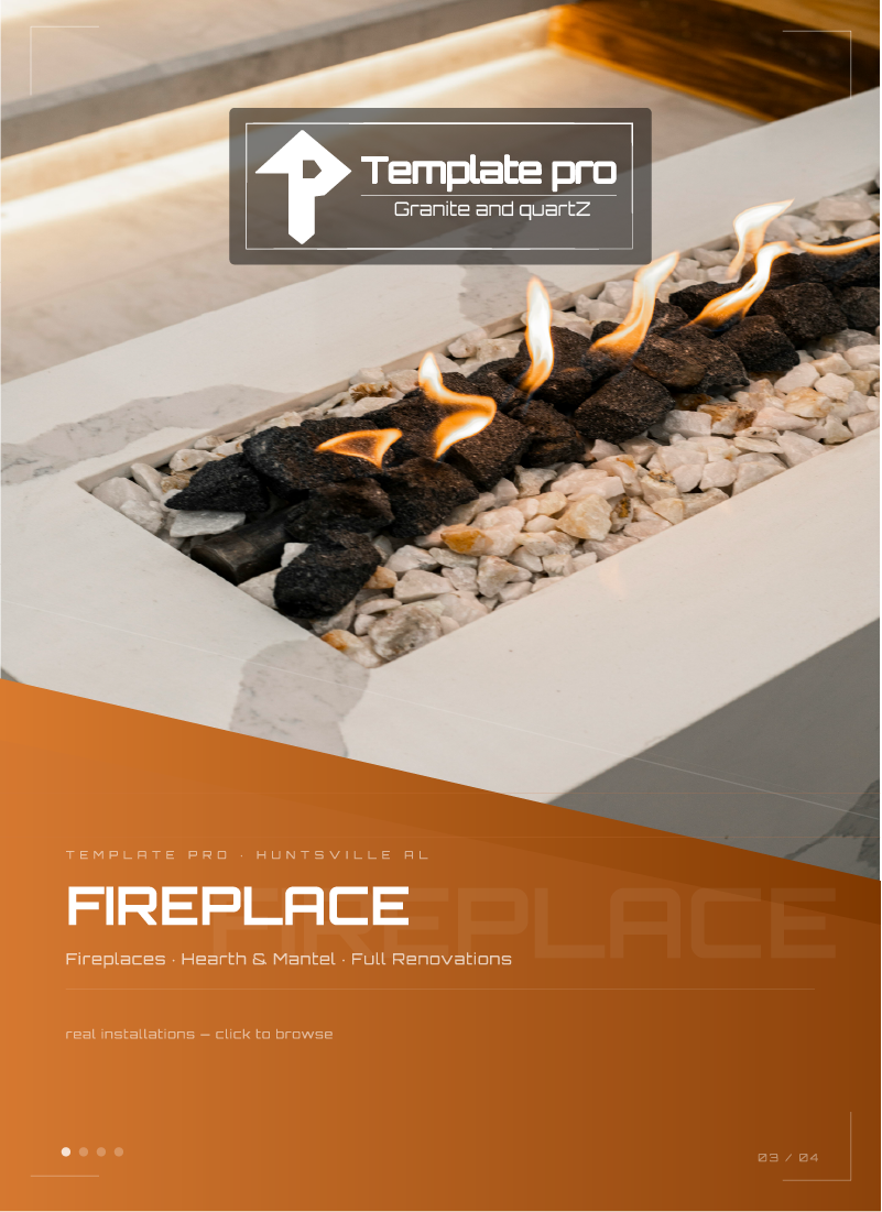 Template Pro Fireplace Surround Catalog – North Alabama